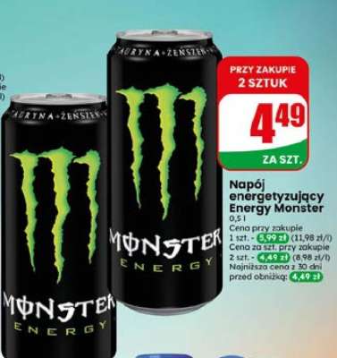 Napój energetyzujący Energy Monster