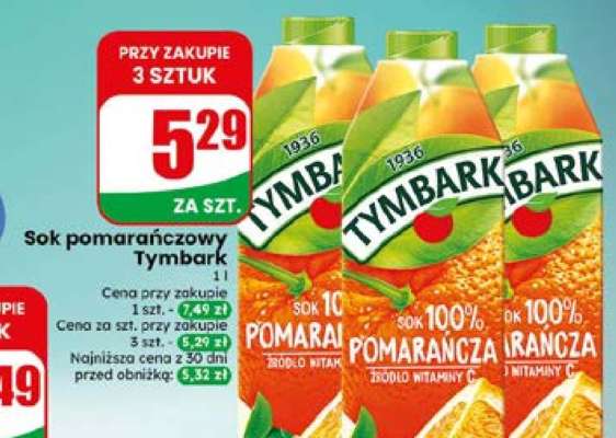 Sok pomarańczowy Tymbark