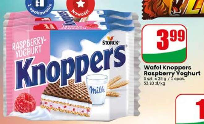 Wafel Knoppers Raspberry Yoghurt