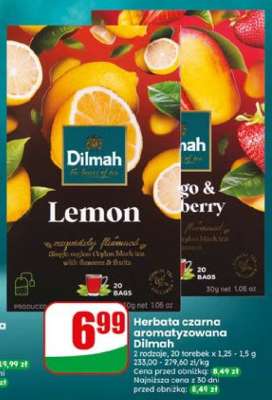 Herbata czarna aromatyzowana Dilmah