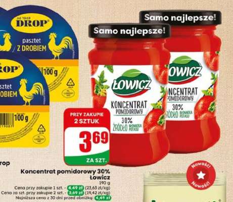 Koncentrat pomidorowy 30% Łowicz