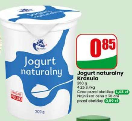 Jogurt naturalny Krasula
