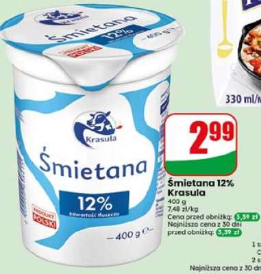 Śmietana 12% Krasula