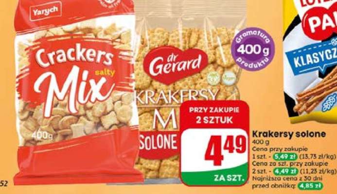 Krakersy solone
