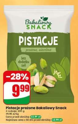 Pistacje prażone Bakaliowy Snack