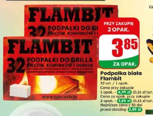 Podpałka biała Flambit