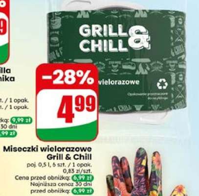 Miseczki wielorazowe Grill & Chill
