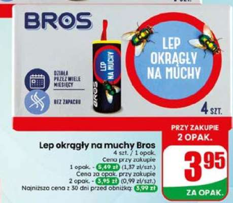 Lep okrągły na muchy Bros