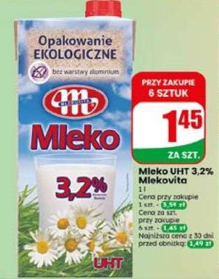 Mleko UHT 3,2% Mlekovita