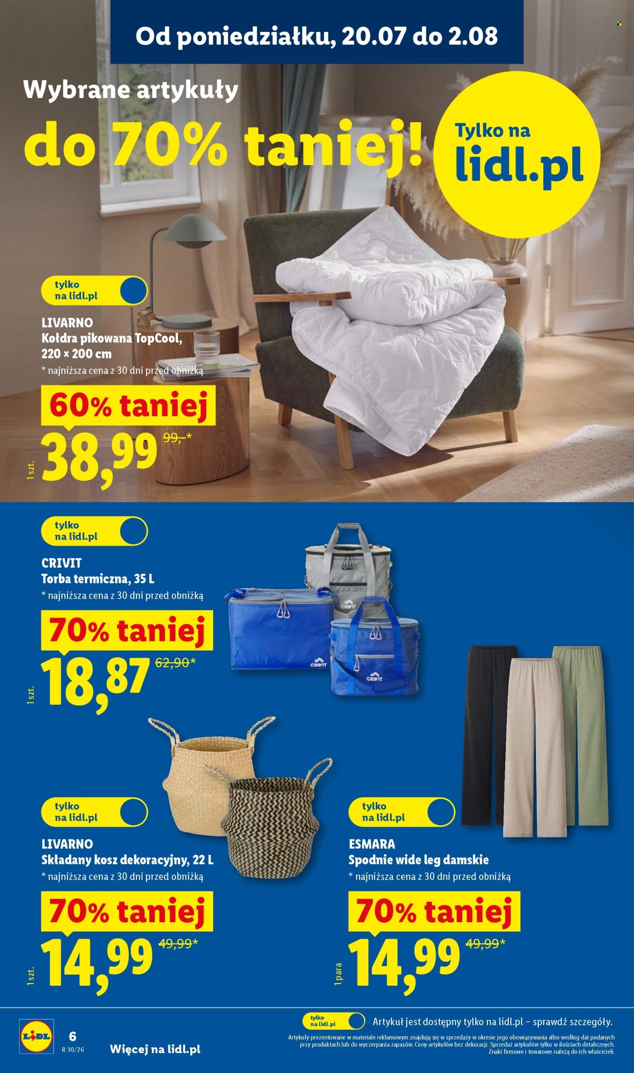 Leták Lidl - 20.7.2026 - 25.7.2026. Strana 6