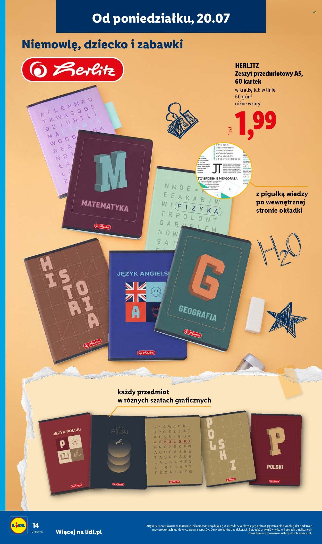 Leták Lidl - 20.7.2026 - 25.7.2026. Strana 14