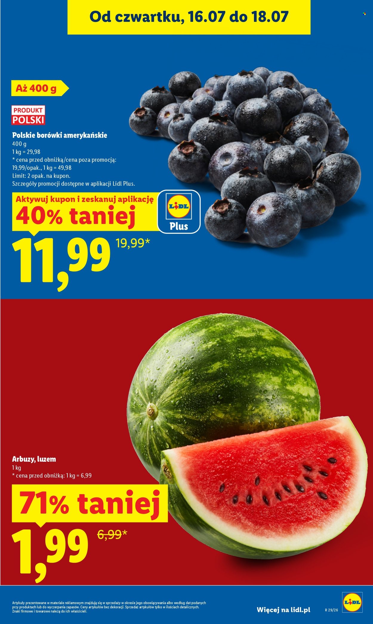 Leták Lidl - 16.7.2026 - 18.7.2026. Strana 13