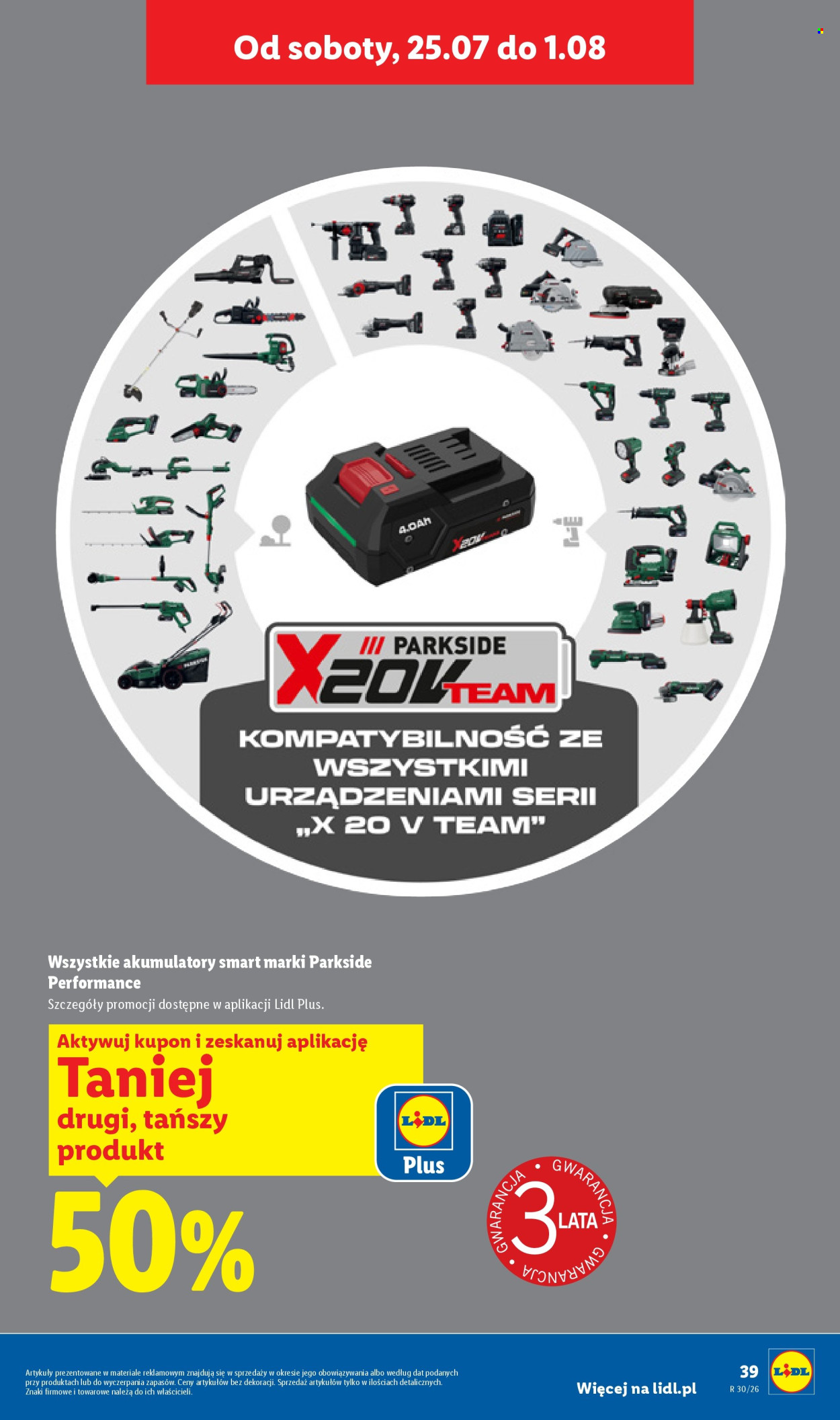 Leták Lidl - 20.7.2026 - 25.7.2026. Strana 47