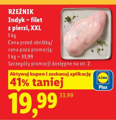 Rzeźnik Indyk – filet z piersi, XXL