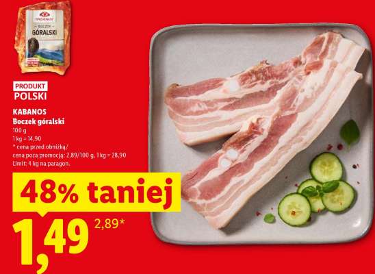 KABANOS Boczek góralski