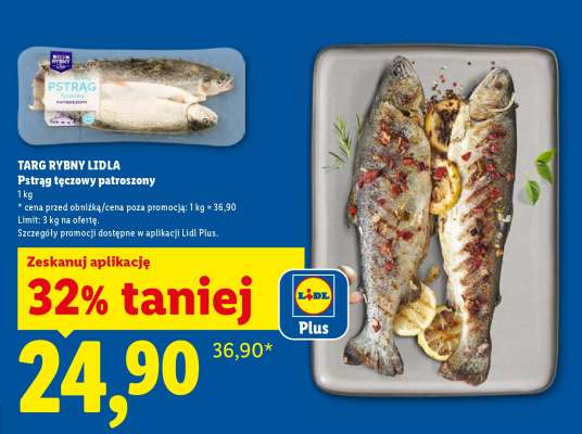 Pstrąg tęczowy – patroszony