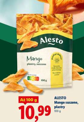 ALESTO Mango suszone, plastry