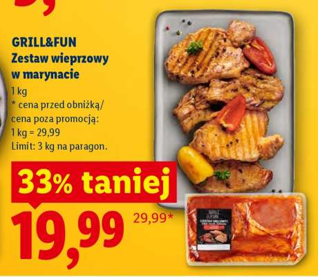 GRILL&FUN Zestaw wieprzowy w marynacie