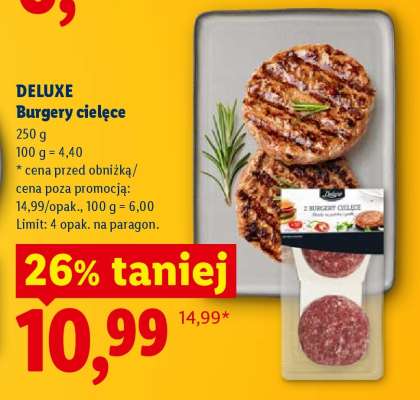DELUXE Burgery cielęce