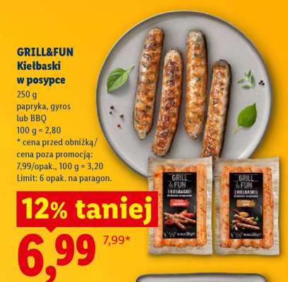 GRILL & FUN Kiełbaski w posypce