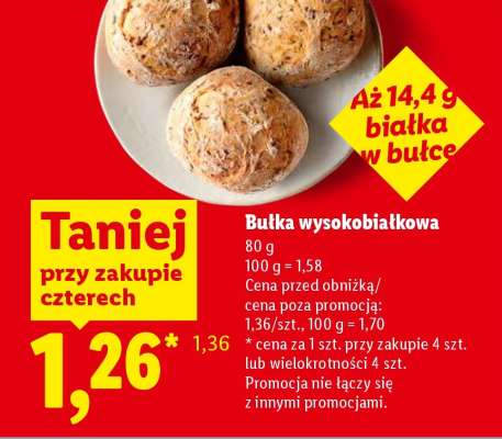 Bułka wysokobiałkowa