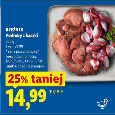 RZEŹNIK Podroby z kaczki