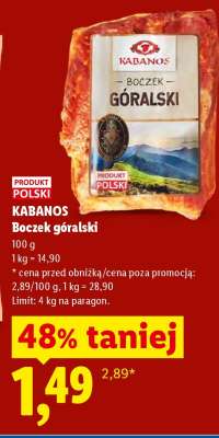 KABANOS Boczek góralski