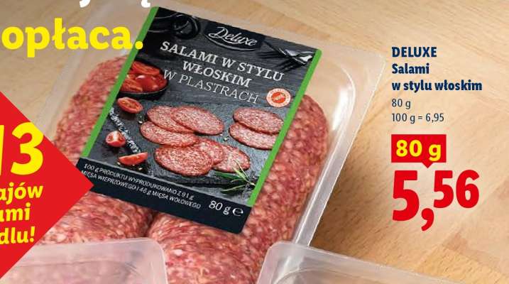 Deluxe Salami w stylu włoskim