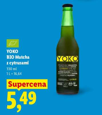 YOKO BIO Matcha z cytrusami
