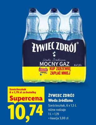 ŻYWIEC ZDRÓJ Woda źródlana