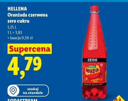 HELLENA Oranżada czerwona ZERO CUKRU
