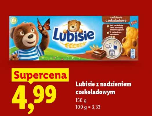 Lubisie z nadzieniem czekoladowym
