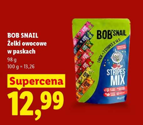 Bob Snail Żelki owocowe w paskach