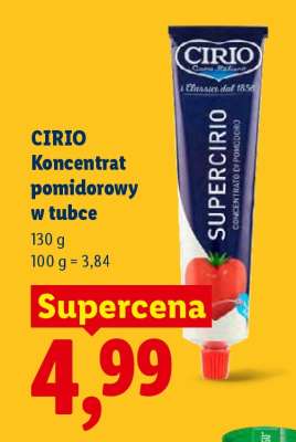 Cirio Koncentrat pomidorowy w tubce