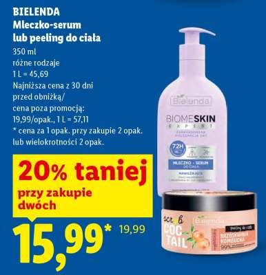 BIELENDA Mleczko-serum lub peeling do ciała