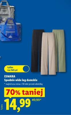 ESMARA Spodnie wide leg damskie