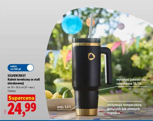 SILVERCREST Kubek termiczny ze stali nierdzewnej