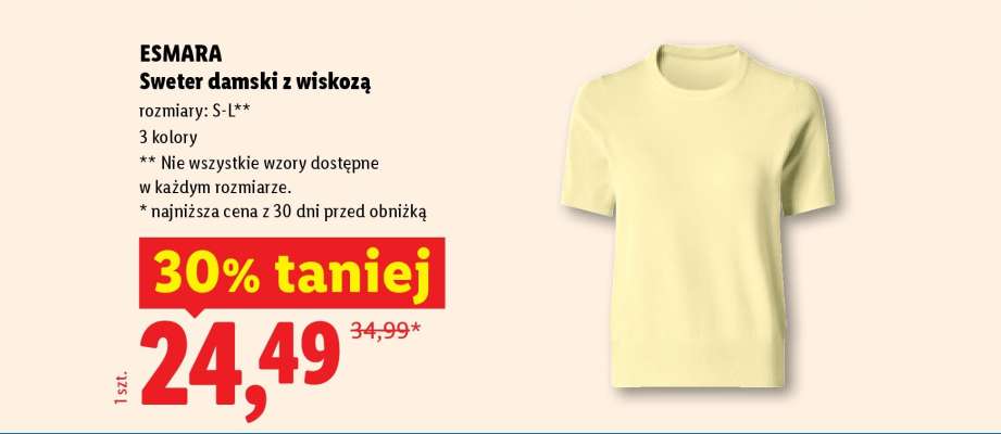 Esmara Sweter damski z wiskoza