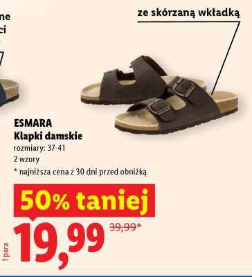 ESMARA Klapki damskie
