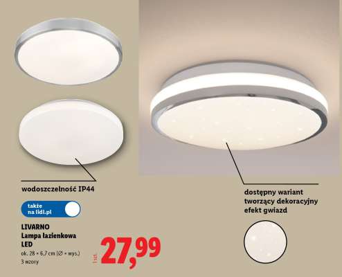 LIVARNO Lampa łazienkowa LED