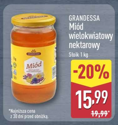 GRANDESSA Miód wielokwiatowy nektarowy