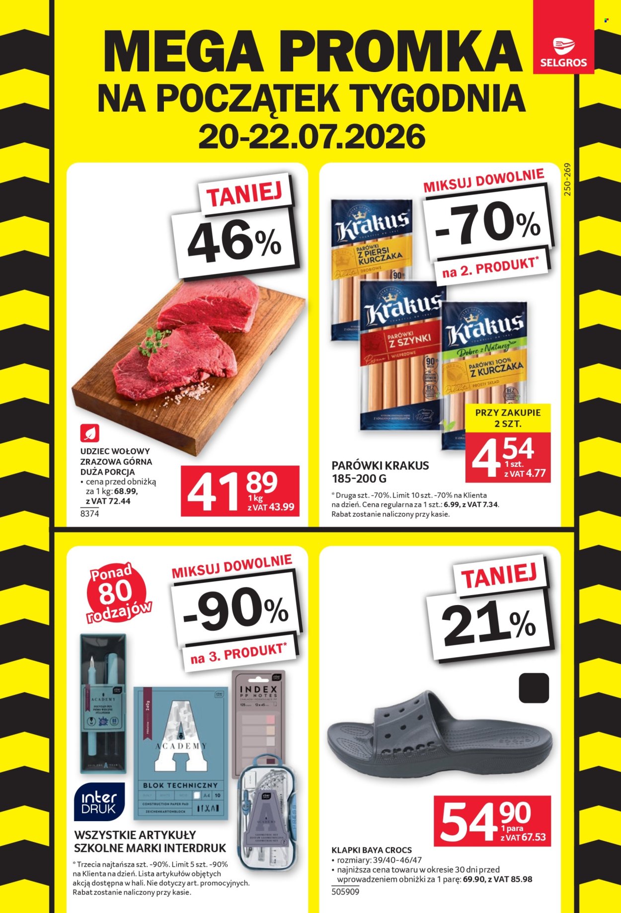 Gazetka Selgros - 20.07.2026 - 22.07.2026. Strona 1