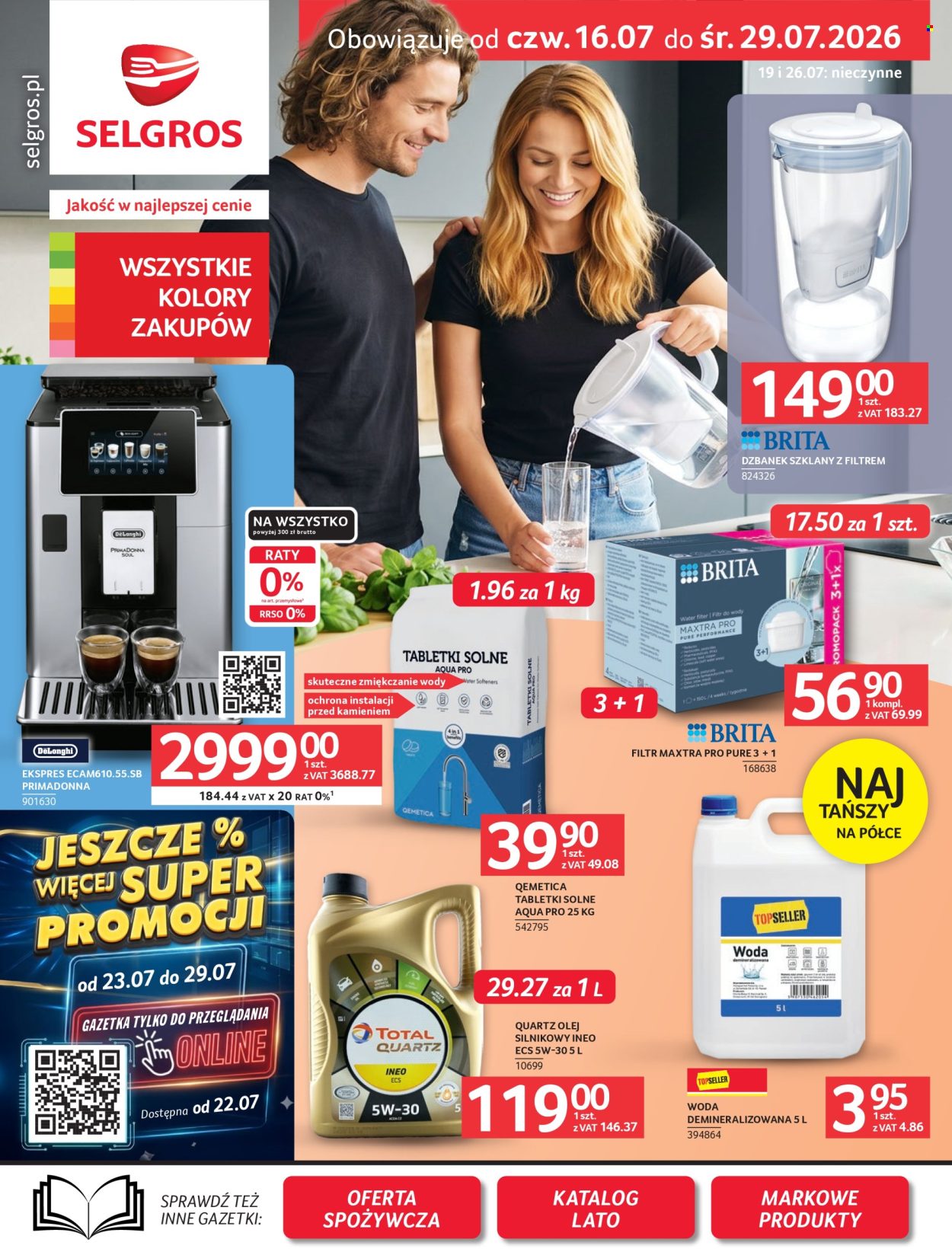 Gazetka Selgros - 16.07.2026 - 29.07.2026. Strona 1
