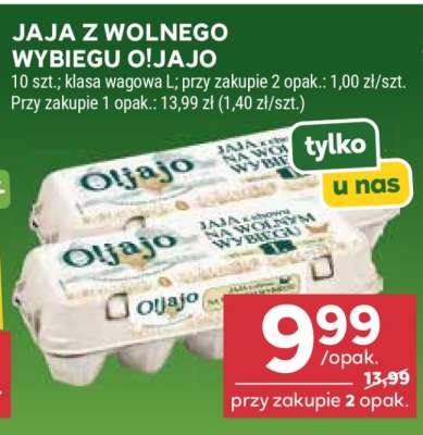Jaja z wolnego wybiegu O!jajo