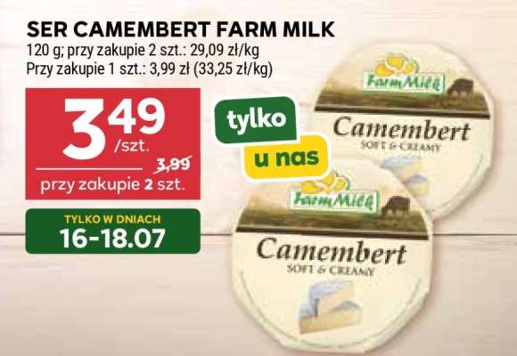 Ser Camembert Farm Milk