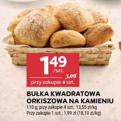 Bułka kwadratowa orkiszowa na kamieniu
