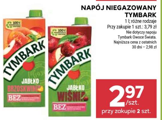 Napój niegazowany TYMBARK