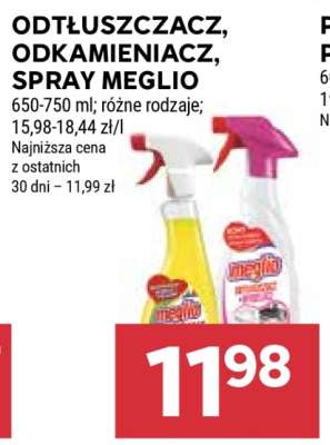 Odtłuszczacz, Odkamieniacz, Spray Meglio