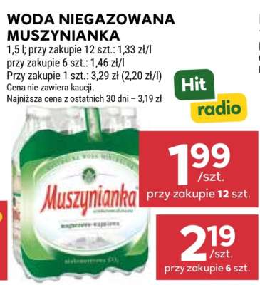 Woda niegazowana Muszynianka