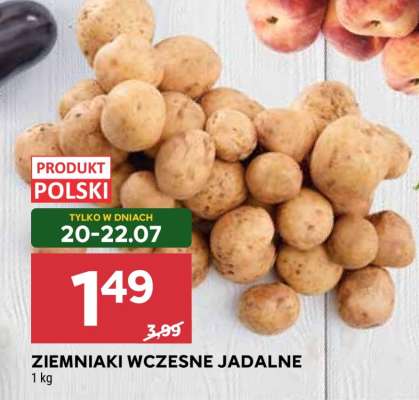 Ziemniaki wczesne jadalne